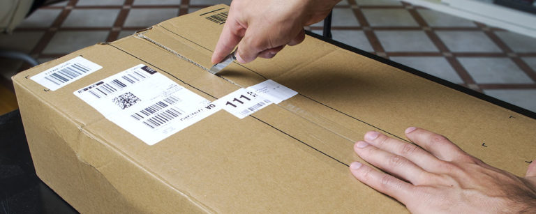 Paket auspacken