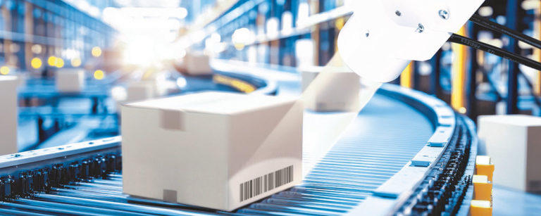 Vision Sensor scannt Barcode