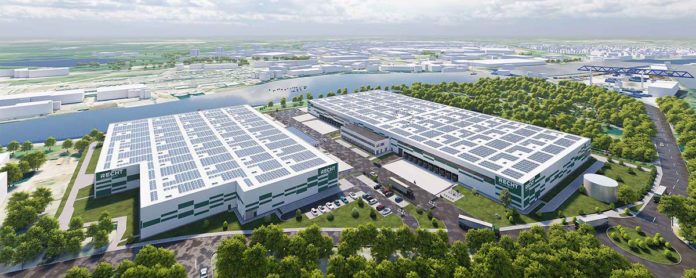 Visualisierung des Logistik Campus Krefeld