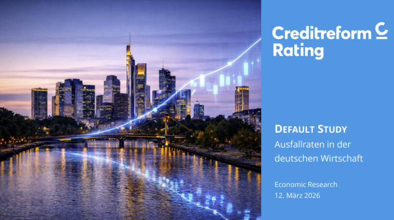 Default Study 2026 | Creditreform Rating erwartet höchste Ausfallrate seit der Finanzkrise