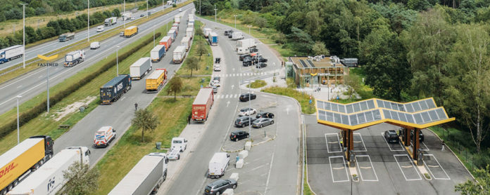 Autobahnstation Brecht