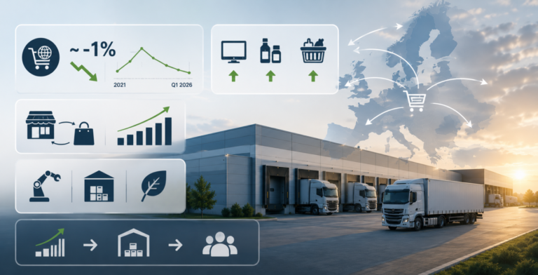 CBRE-Studie: E-Commerce ist Wachstumstreiber für Handels- und Logistikimmobilien in Europa