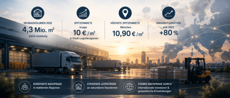 Logistikmarkt verliert Boom-Dynamik – bleibt aber stabiler Anker