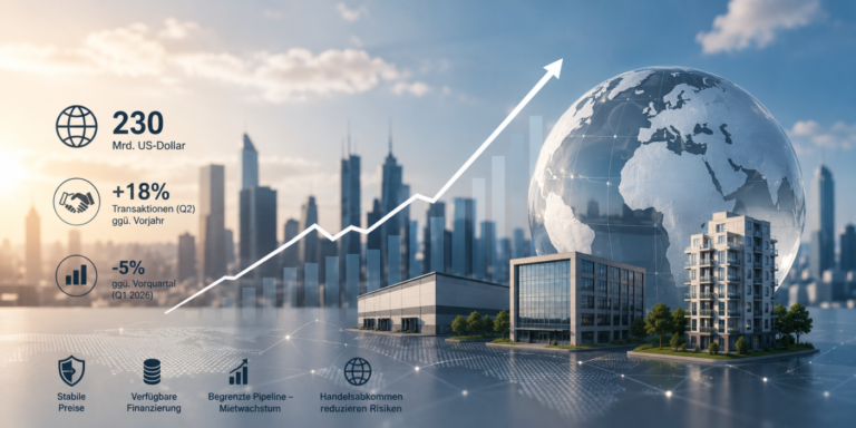 Savills: Schwaches 1. Quartal am globalen Immobilieninvestmentmarkt